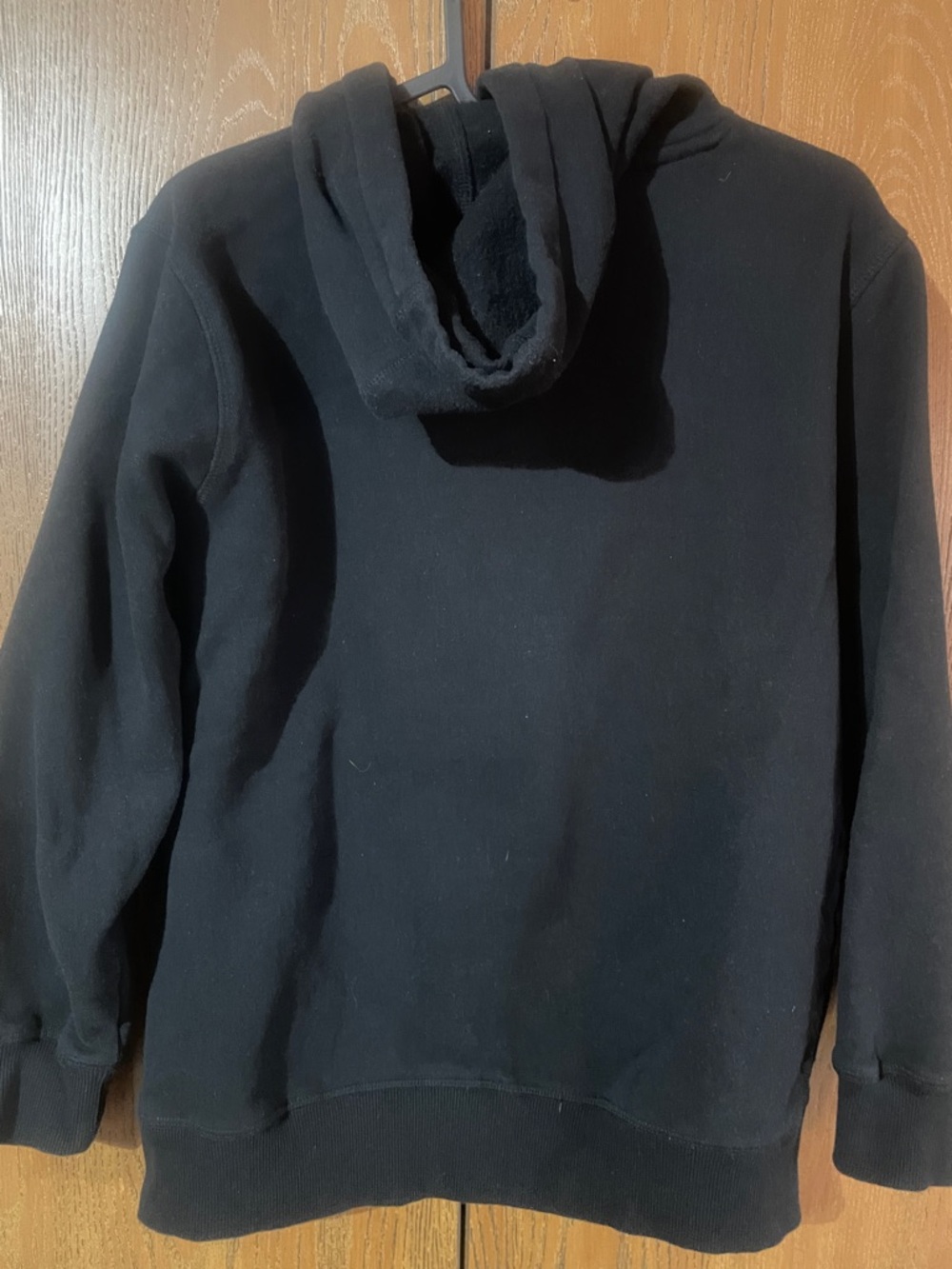 NWOT Timberland Black Hoodie with Orange Tree Logo 14-16 - Picture 4 of 4